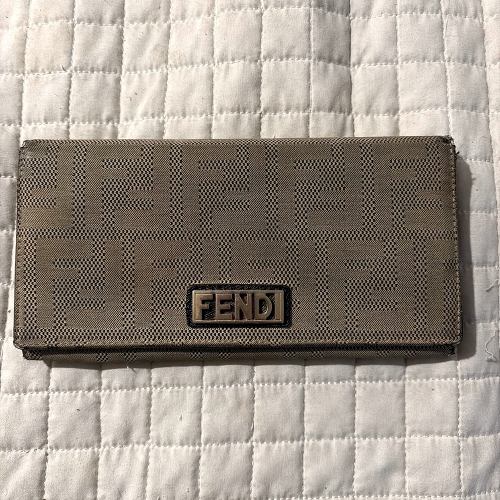 Authentic Vintage Fendi Continental Long Wallet